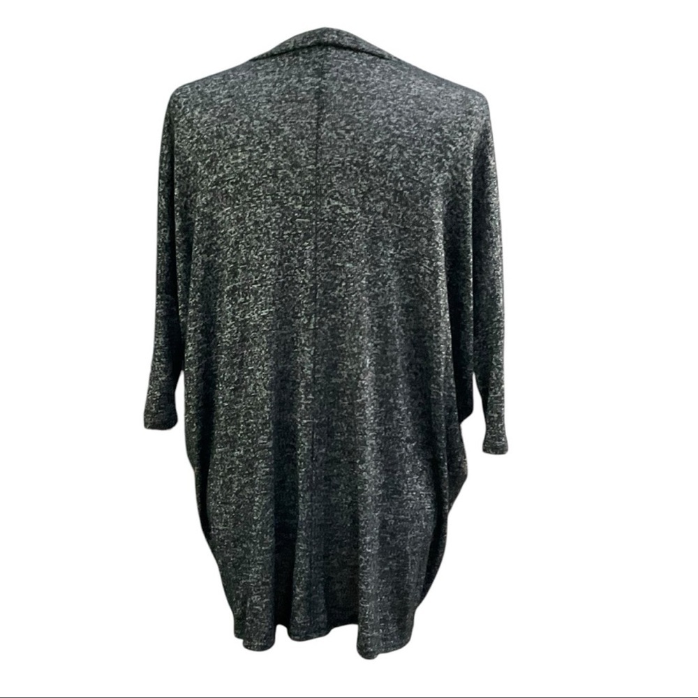 Tiffany & Grey Women's Small Black & White Oversized Tunic Top Dolman Sleeve - Picture 4 of 6